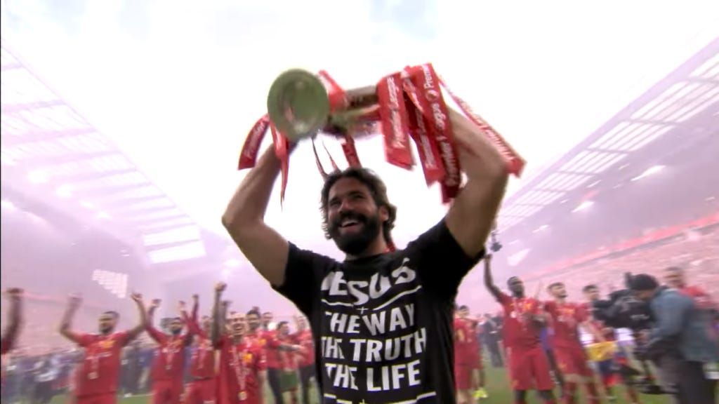 Soccer’s ‘Greatest goalkeepers of all time’ Wears John 14:6 Shirt Following Championship Win