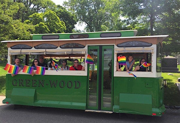 Gay Green-Wood Trolley Tour