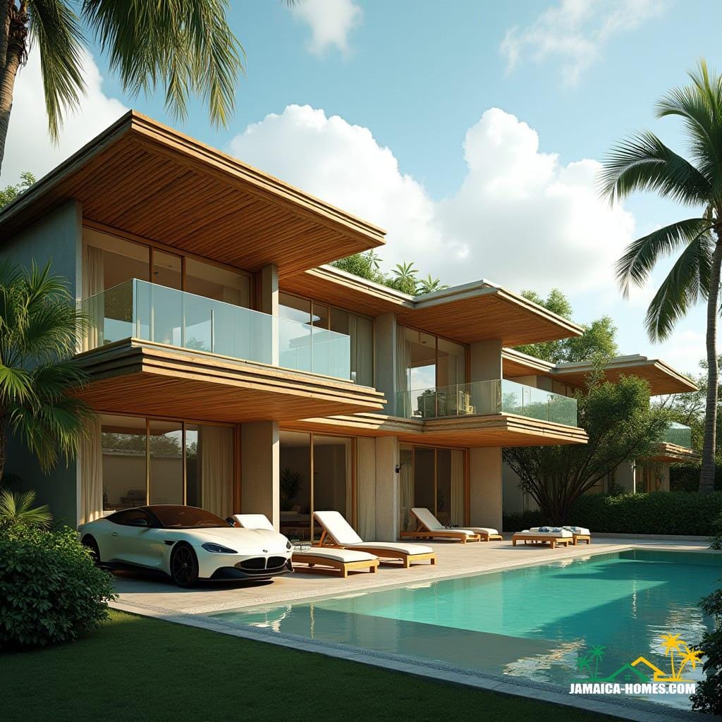 Beatiful modern h bamboo home in jamaica