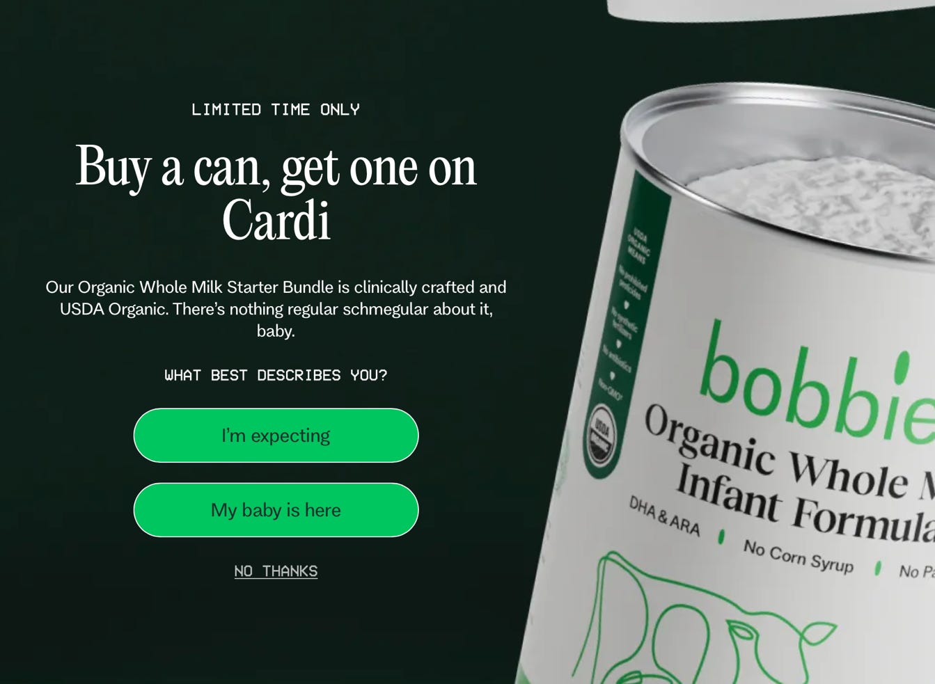 A can of baby food
Description automatically generated A can of baby food
Description automatically generated