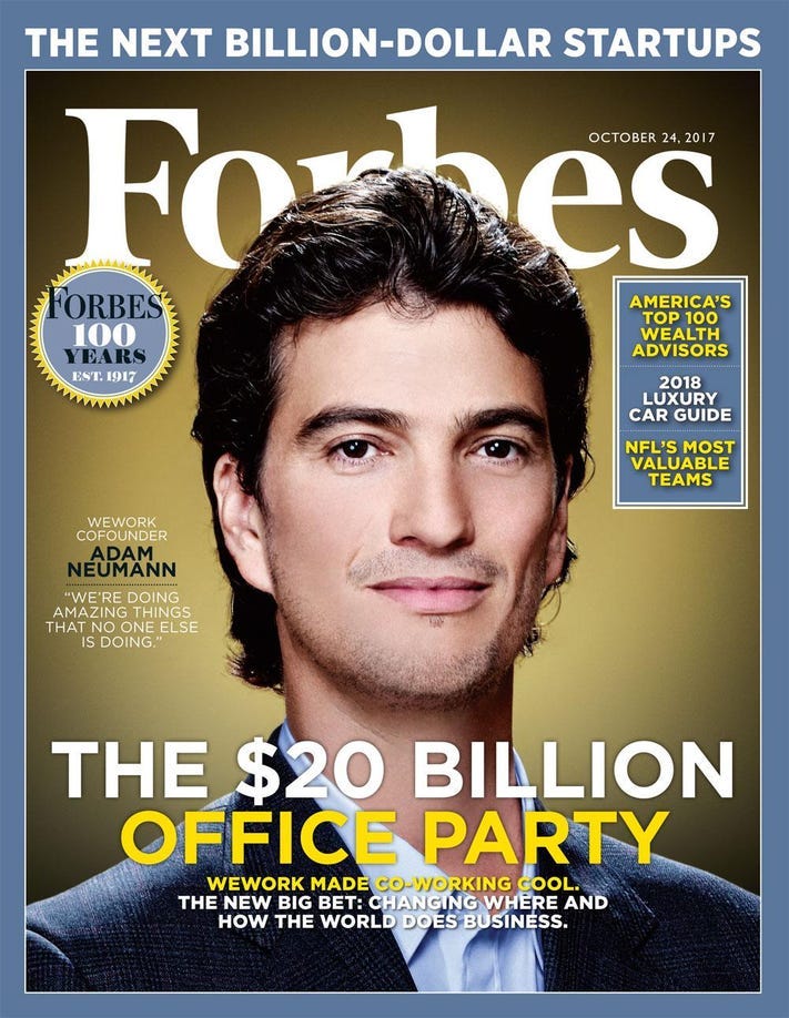WeWork's $20 Billion Office Party: The Crazy Bet That Could Change How The  World Does Business