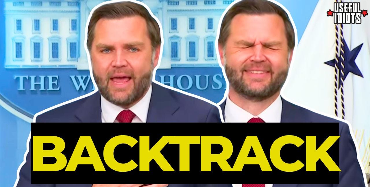 JD Vance just admitted Iran was NEVER a nuclear threat in a desperate attempt to cover for Trump’s economic meltdown