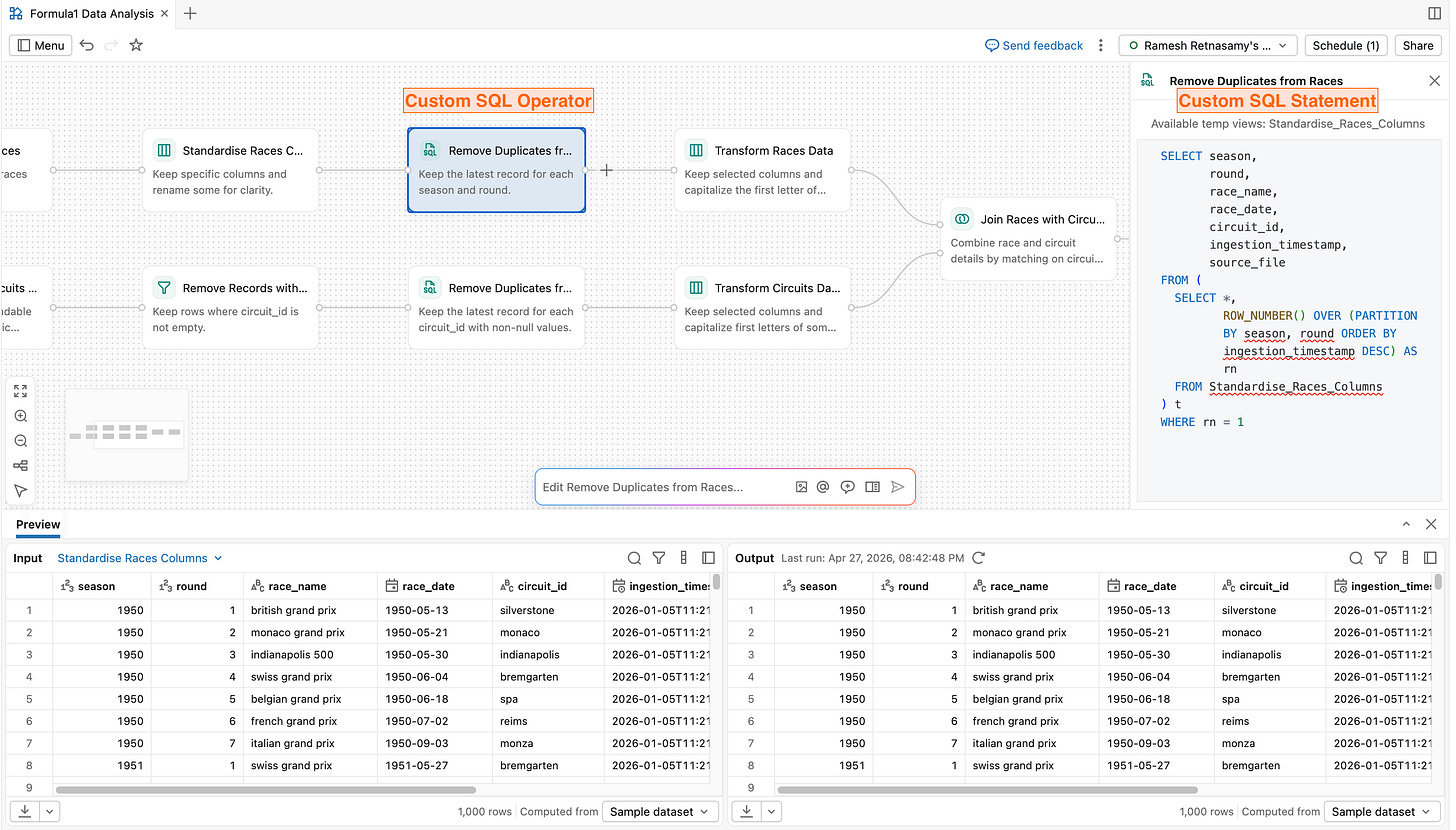 Databricks Lakeflow Designer: First Impressions