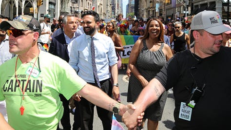 The candidate of the moment at the 2025 Pride March