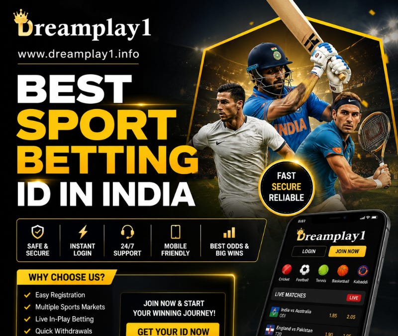 Best Sport Betting ID in India - Join Dreamplay1 and Win Big!