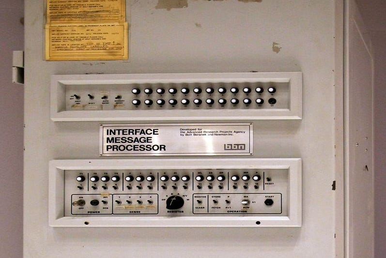 Brett Vatcher posts Interface Message Processor. DARPA.