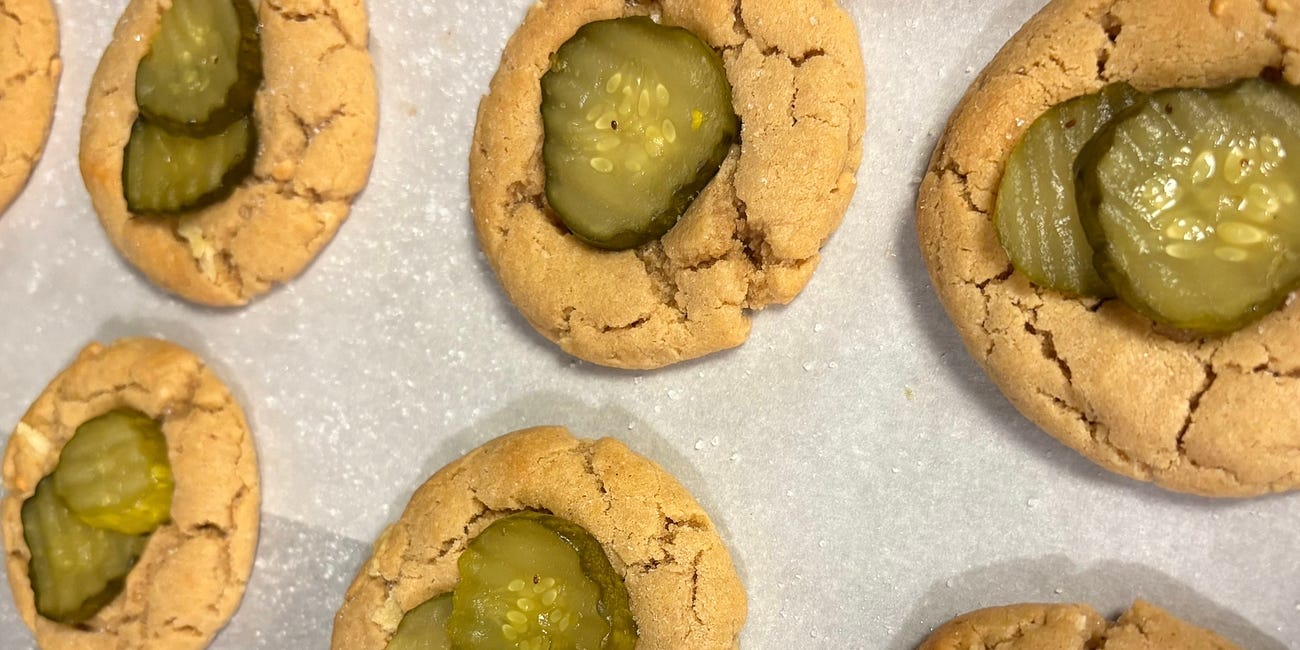My Infamous, Viral Peanut Butter Pickle Cookie Recipe