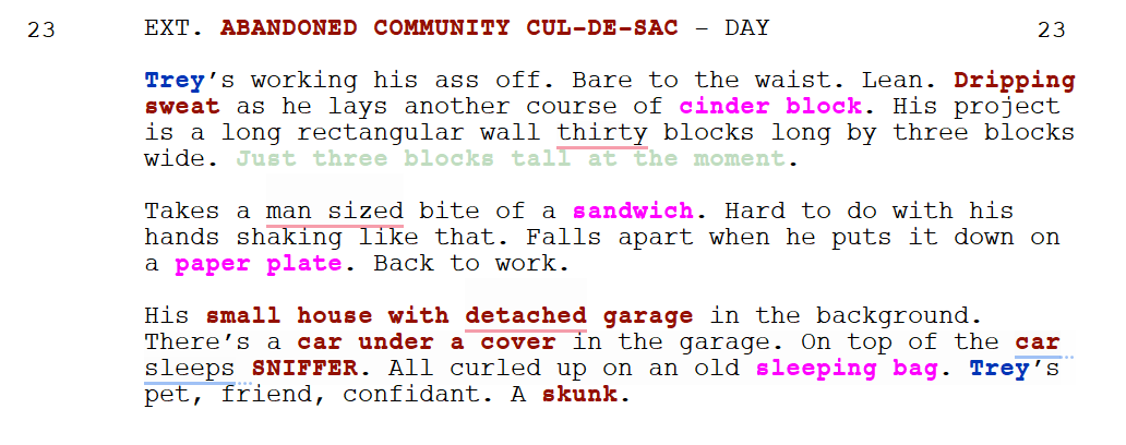 How to Breakdown a Screenplay - by Donny Broussard