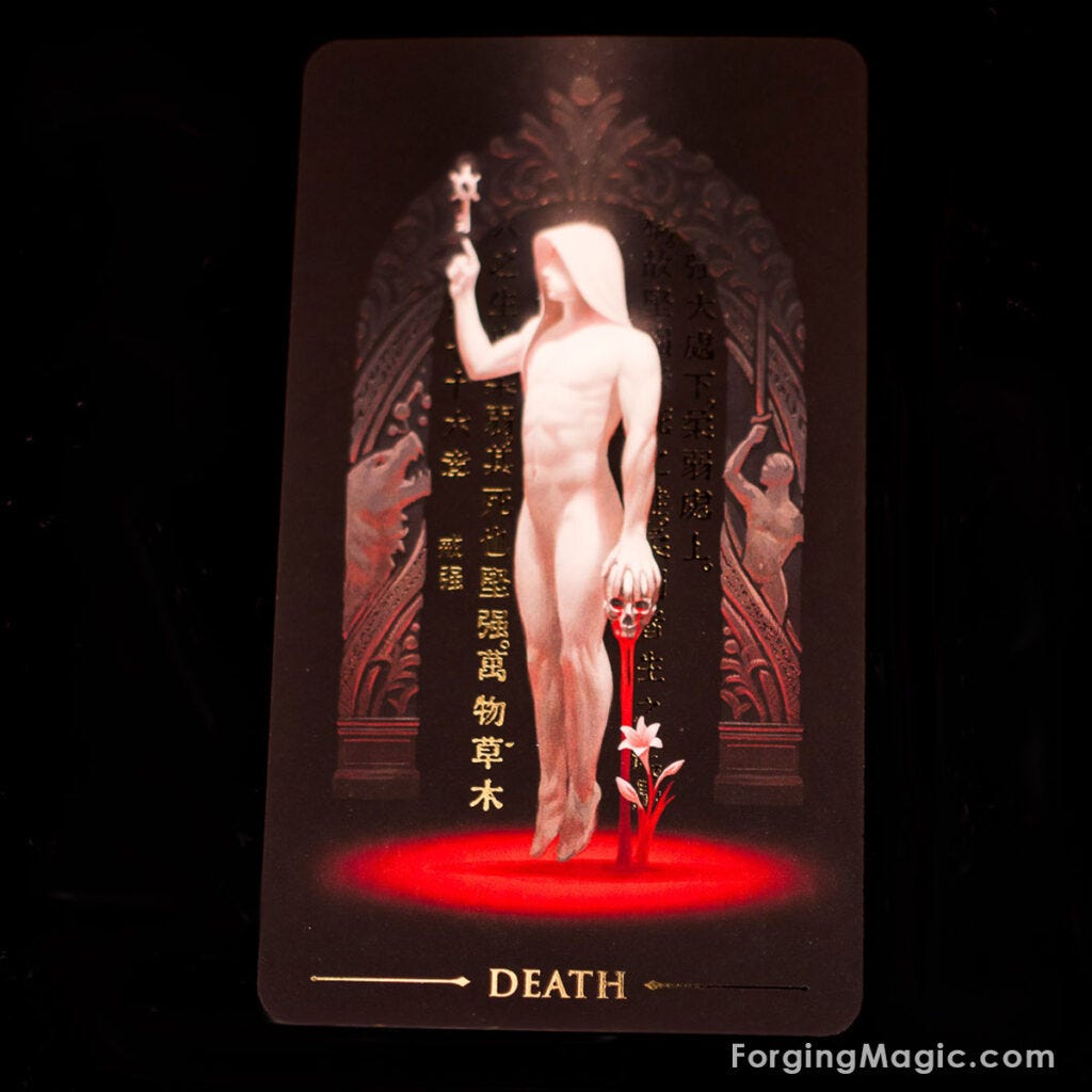 True Black Tarot Death Card