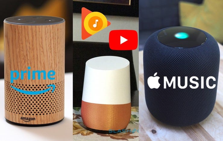 Smart speakers streaming