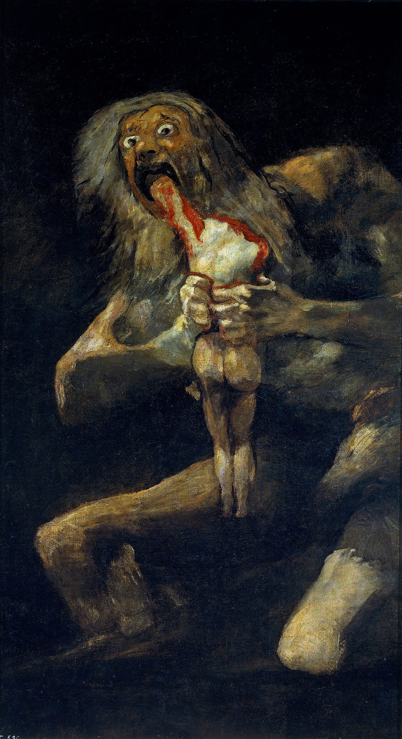 Goya Saturn Devouring His Son black painting Goya Saturn Devouring His Son black painting
