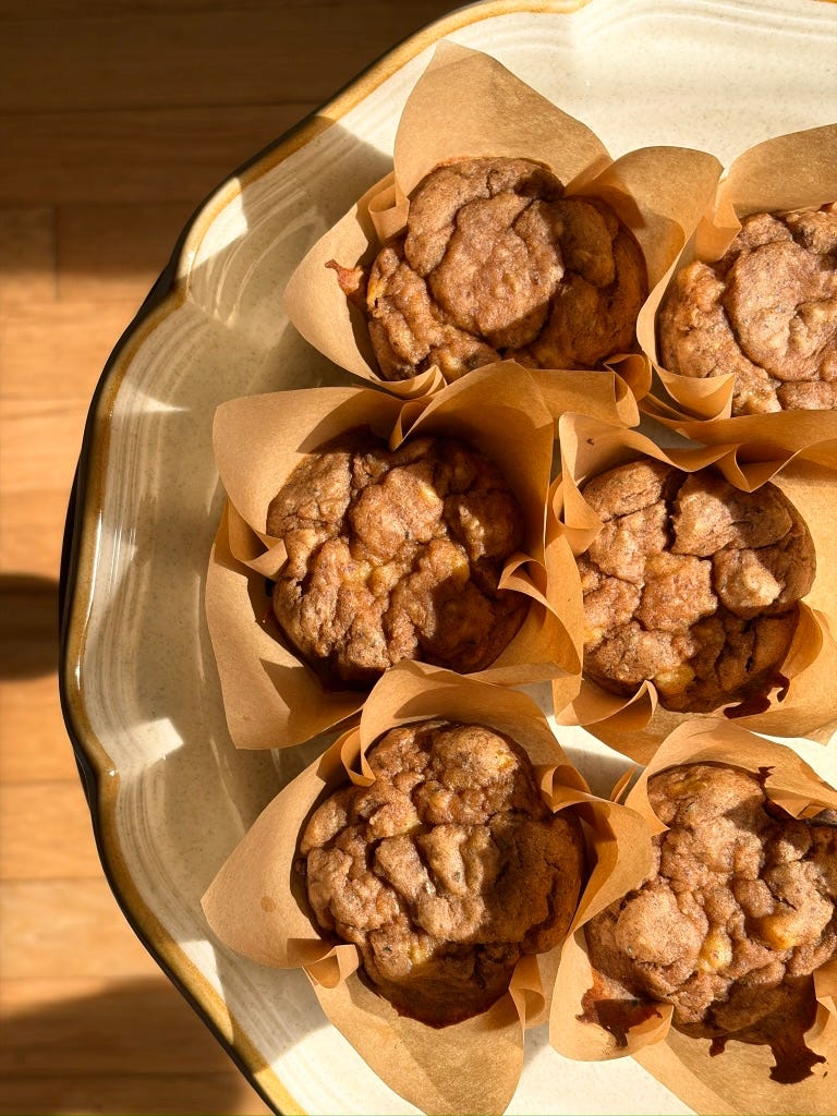 Banana cinnamon breakfast muffins (gluten-free)