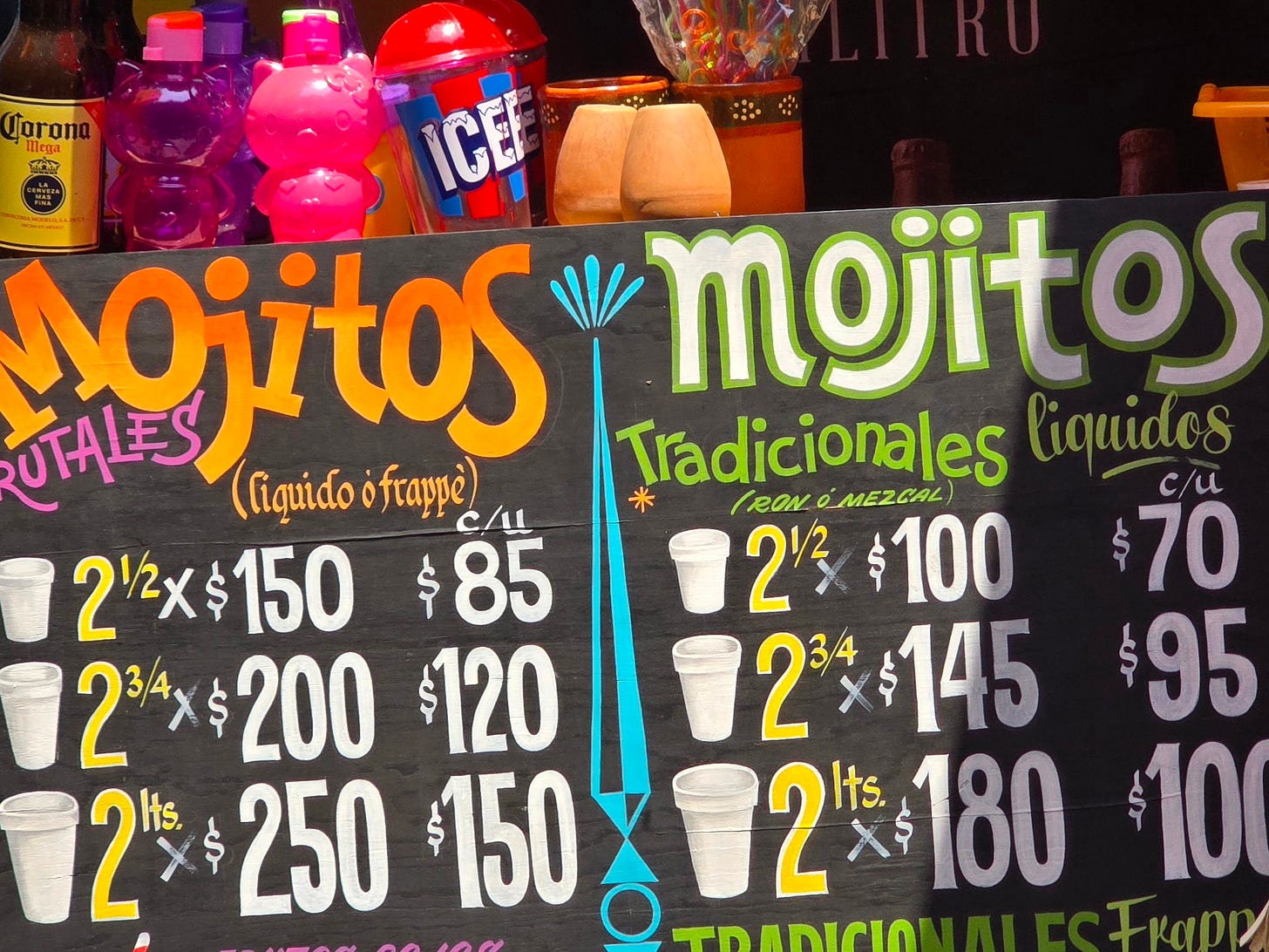 Mojitos prices