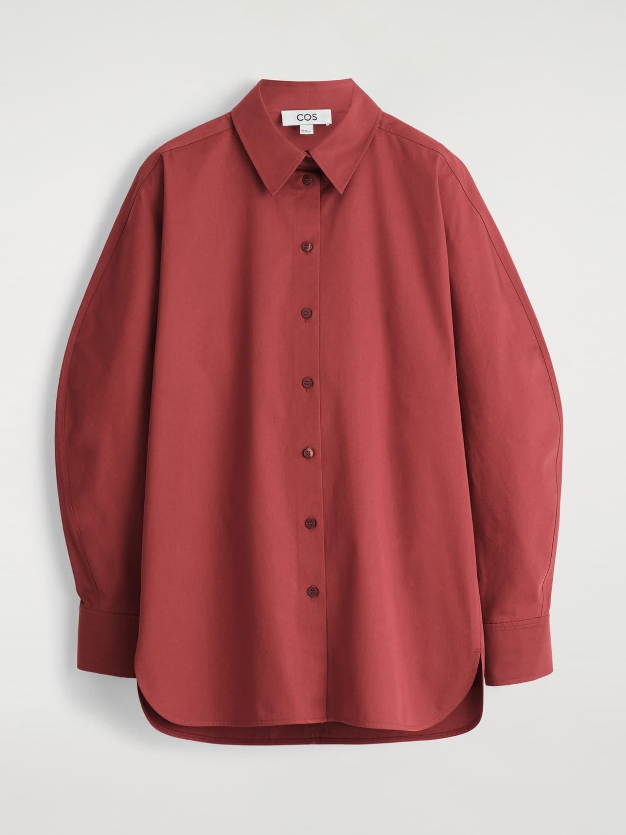 Rounded pima cotton shirt