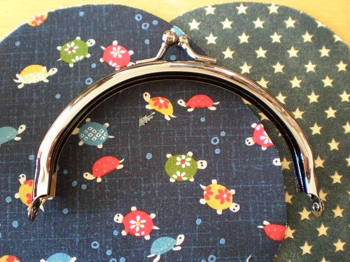 Gunmetal Purse Frame Gunmetal Purse Frame