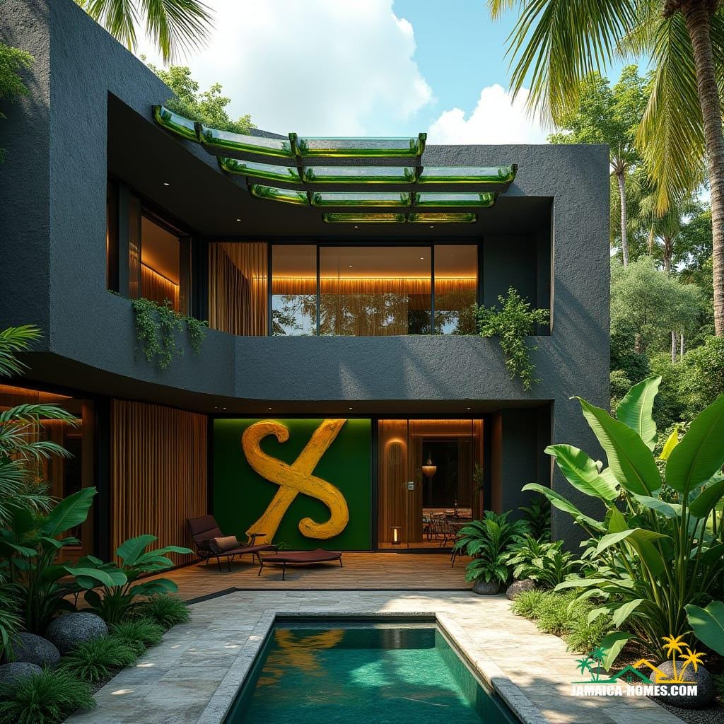 A futuristic Jamaican home