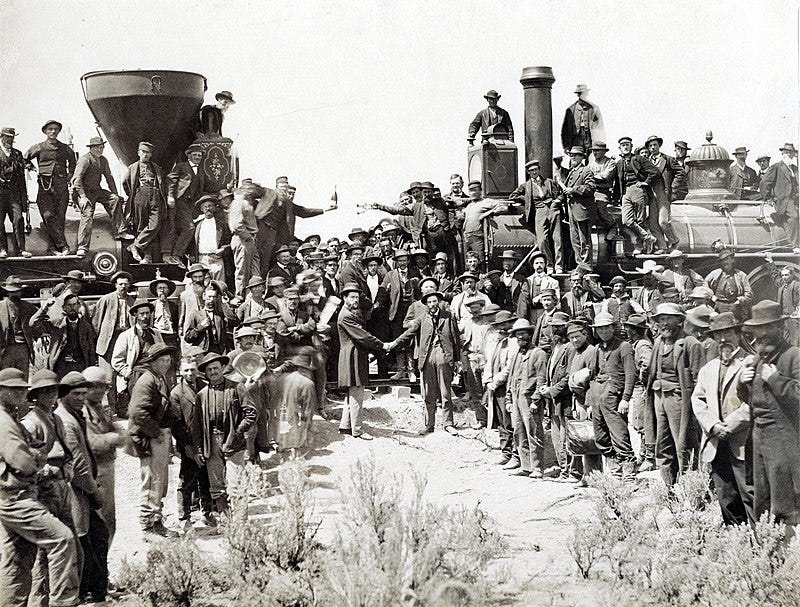 First transcontinental railroad - Wikipedia