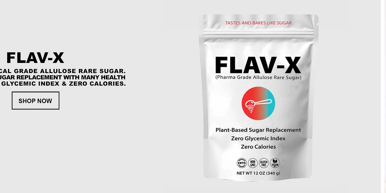 FLAV-X: Allulose Mimics GLP-1 Hormones to Reduce Cravings and Balance Blood Sugar
