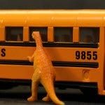 Featured Image Artwork: Dinosaurs Attacks School Bus By Toni Bennett Featured Image Artwork: Dinosaurs Attacks School Bus By Toni Bennett