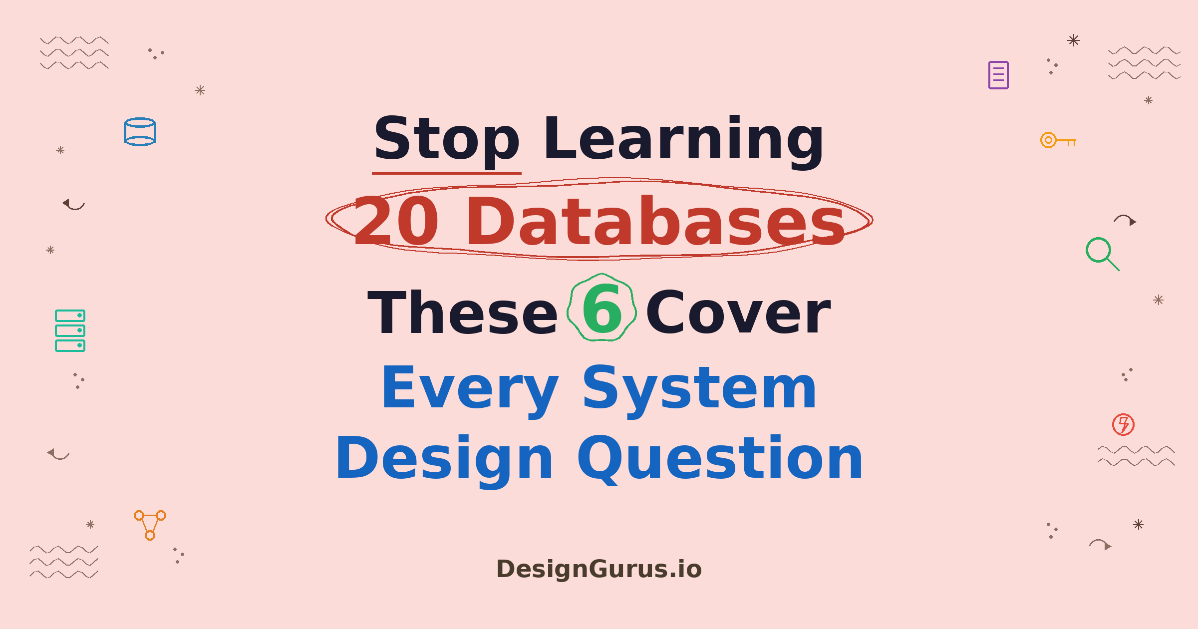 Database Design Service Cover Stop Learning 20 Databases — These 6 Cover Every System Design Question