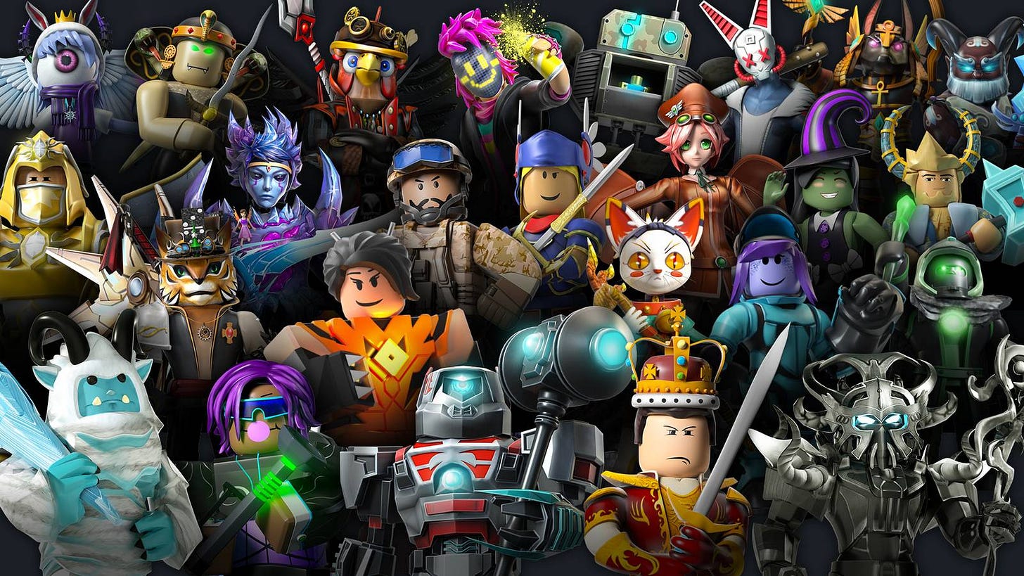 A large collection of Roblox characters from across all genres A large collection of Roblox characters from across all genres