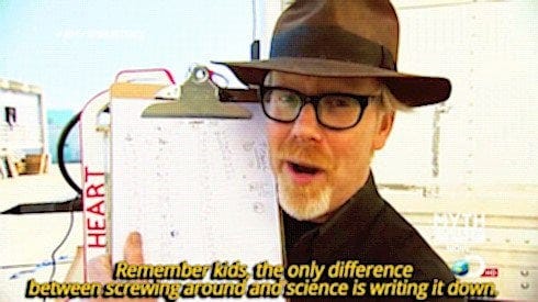 Difference between Science and Screwing around : r/funny