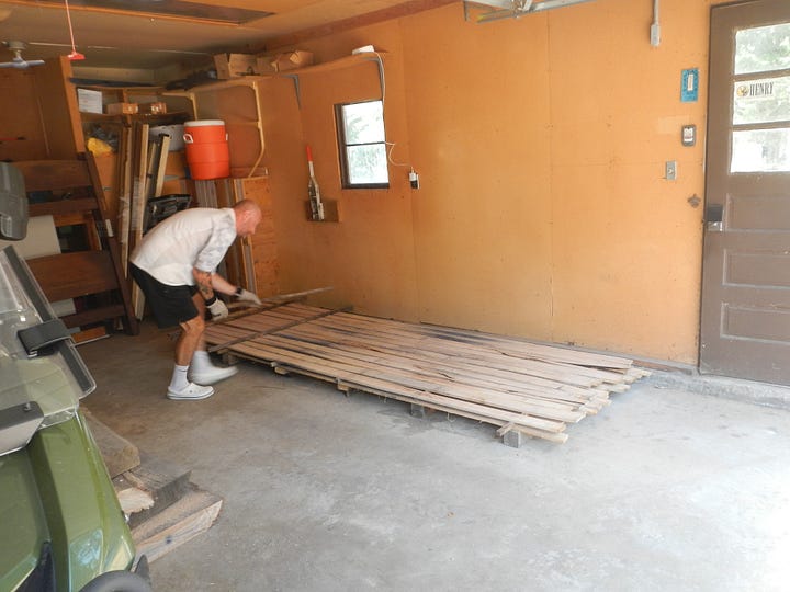 Lumber delivery and stacking