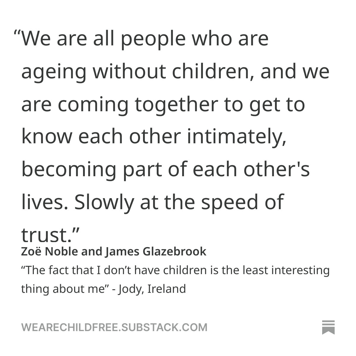 The fact that I don't have children is the least interesting thing about me', image size:1200x1200