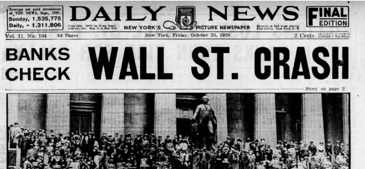 1929 The Wall Street Crash