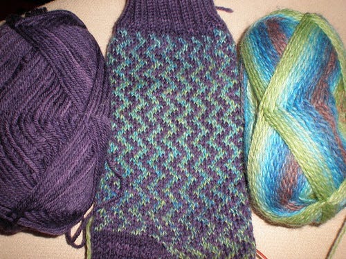Fairisle Zig Zag Sock Fairisle Zig Zag Sock