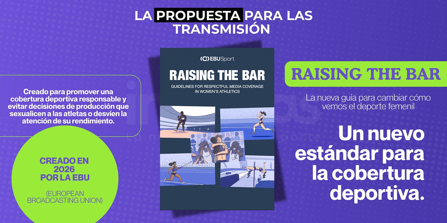 Producción televisiva del deporte femenil