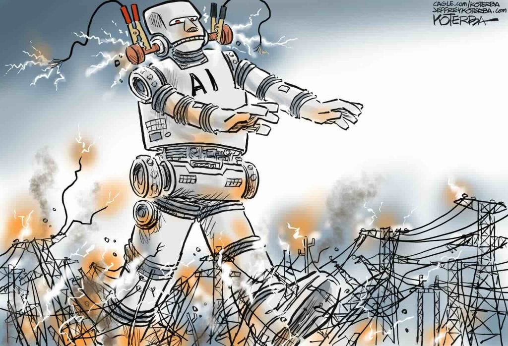 Tax handouts to AI billionaires to build more datacenters drive up your electricty costs
