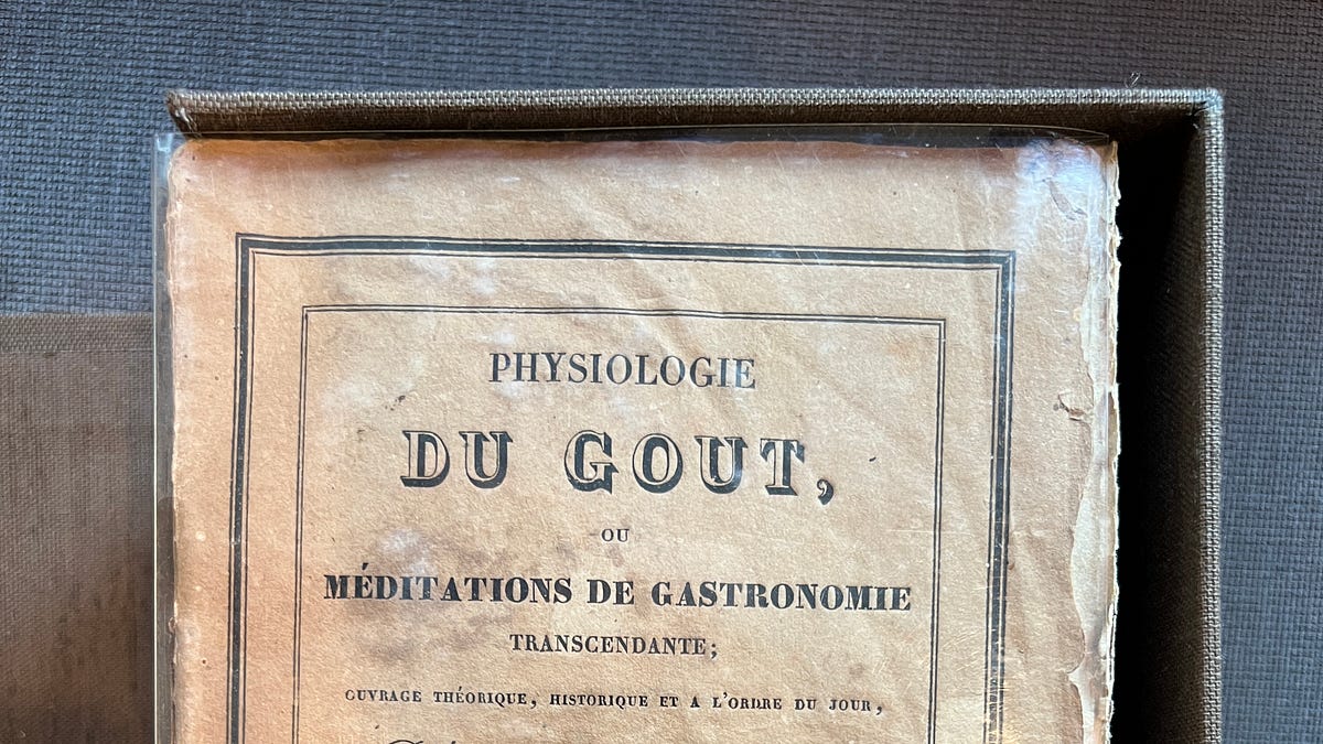 The culinary philosopher who taught me so much