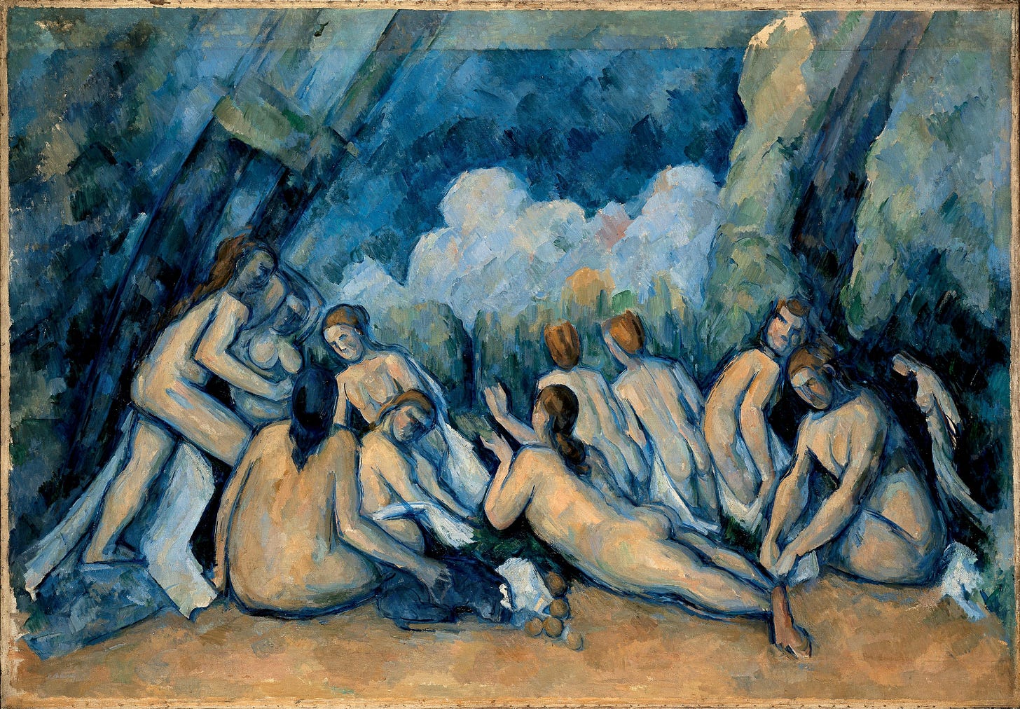 Las grandes bañistas (Cézanne, Londres) - Wikipedia, la enciclopedia libre