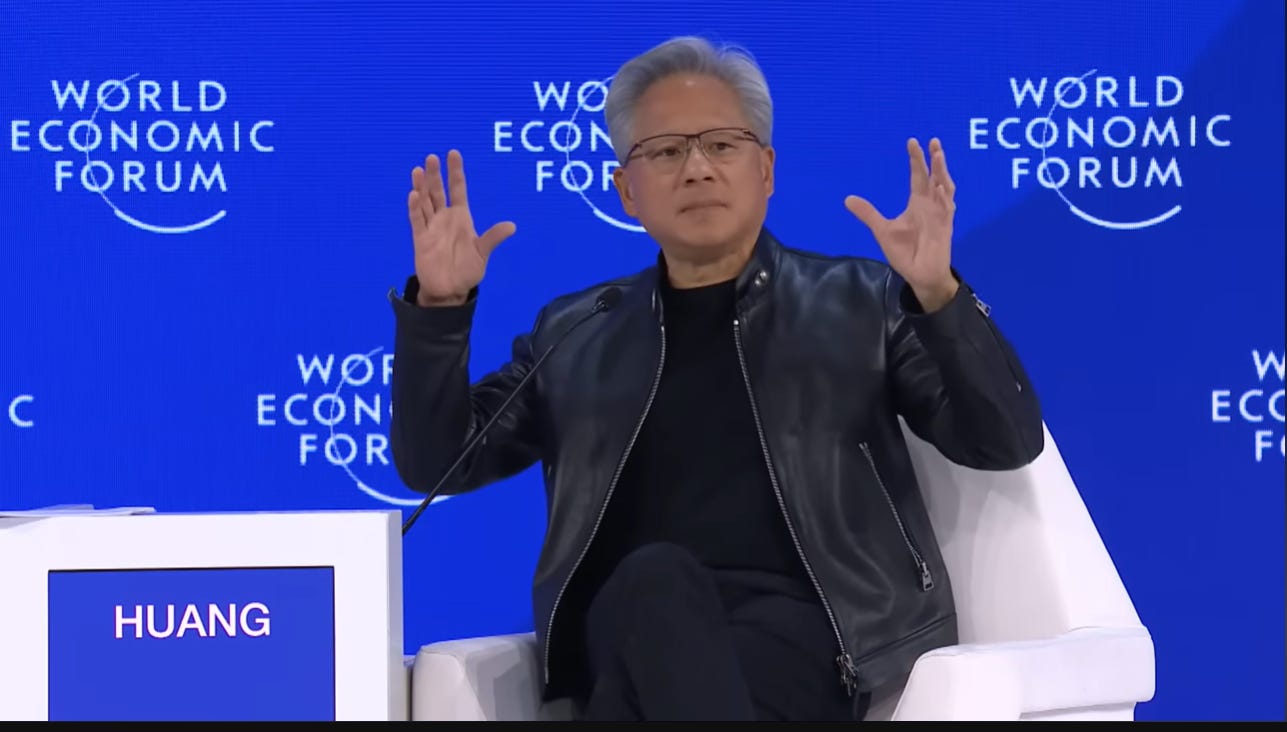 Jensen Huang tại Hội nghị thường niên WEF 2026 (Davos 2026)