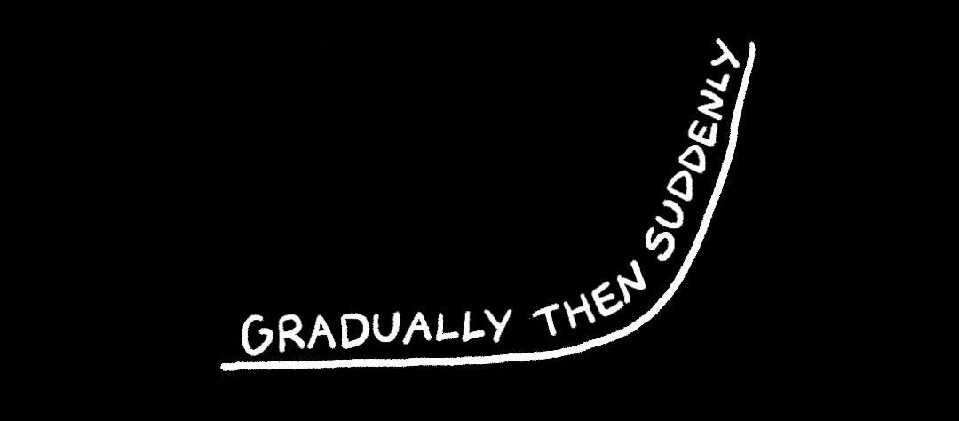 Gradually, Then Suddenly. — Sarah Arnold-Hall