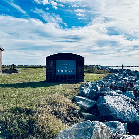 exhibits, sky, clouds, cannon, wheelbarrow
