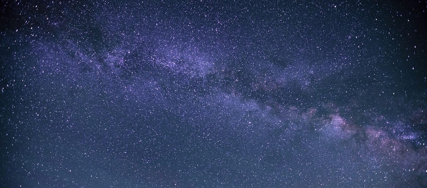 Photograph of deep space