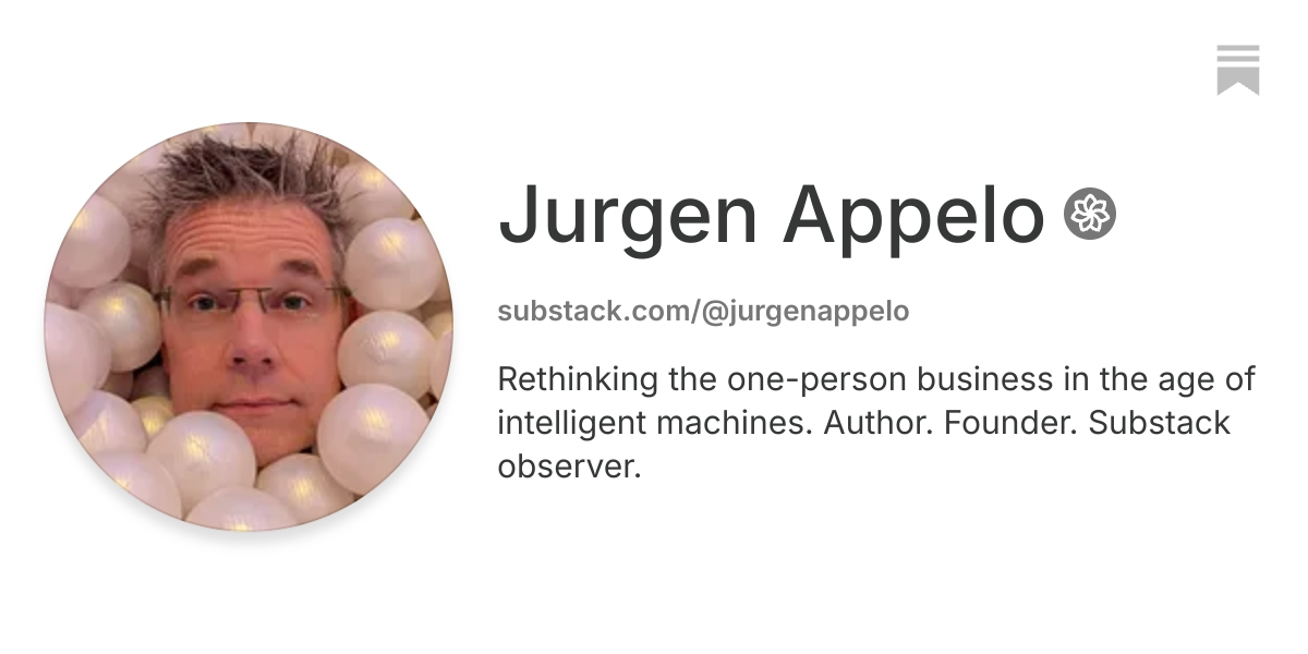 Jurgen Appelo | Substack