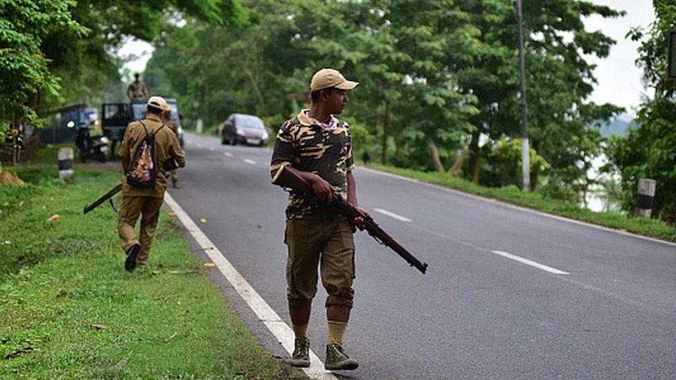 Assam-Mizoram clash: Why are Indian policemen firing at each other? - BBC  News
