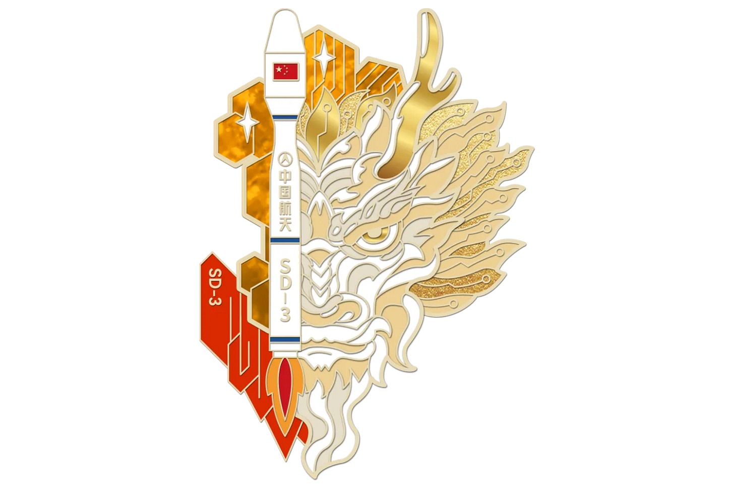 The China Academy of Launch Vehicle Technology’s patch for the Jielong-3 Y12 launch mission. The China Academy of Launch Vehicle Technology’s patch for the Jielong-3 Y12 launch mission.