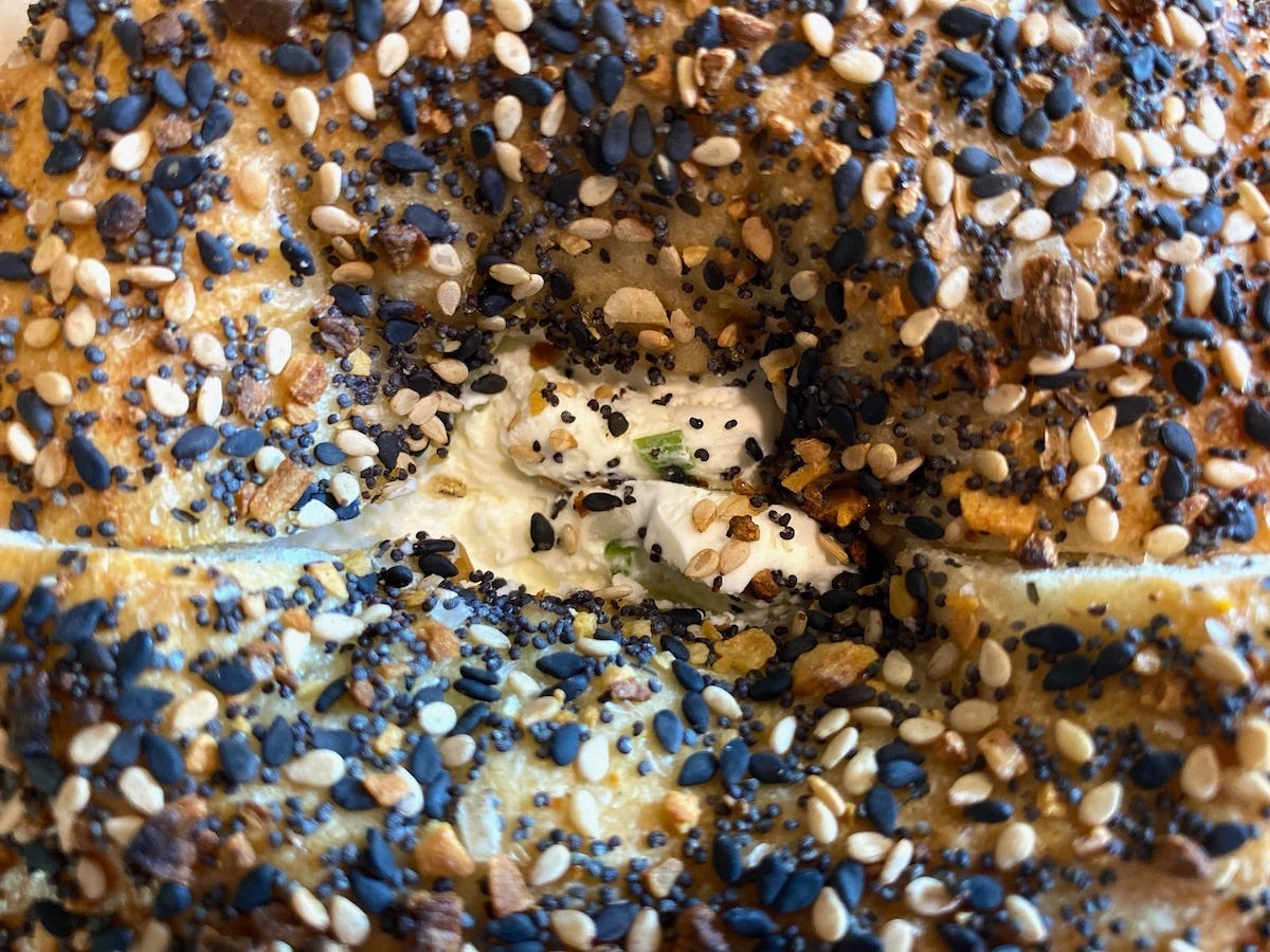 BO’s Bagels’ everything bagel