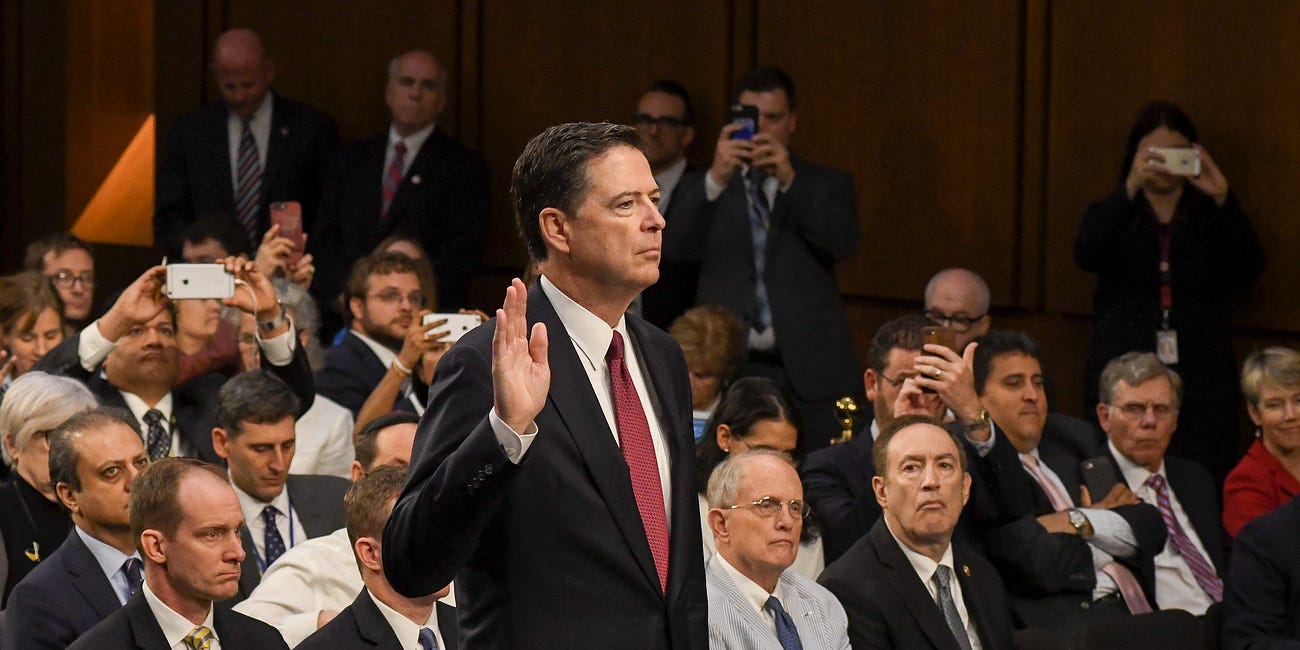 James Comey Was Sure He Was Above The Law. Supporters Hope He's Right
