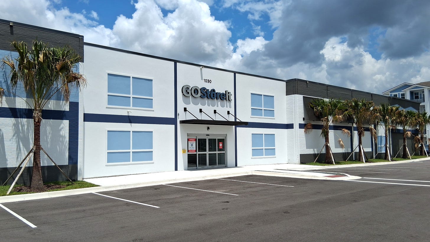 Go Store It building. Former Sears on Babcock Street, Melbourne, Florida