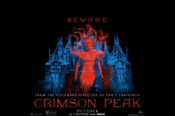 crimson peak movie poster 2015 crimson peak movie poster 2015