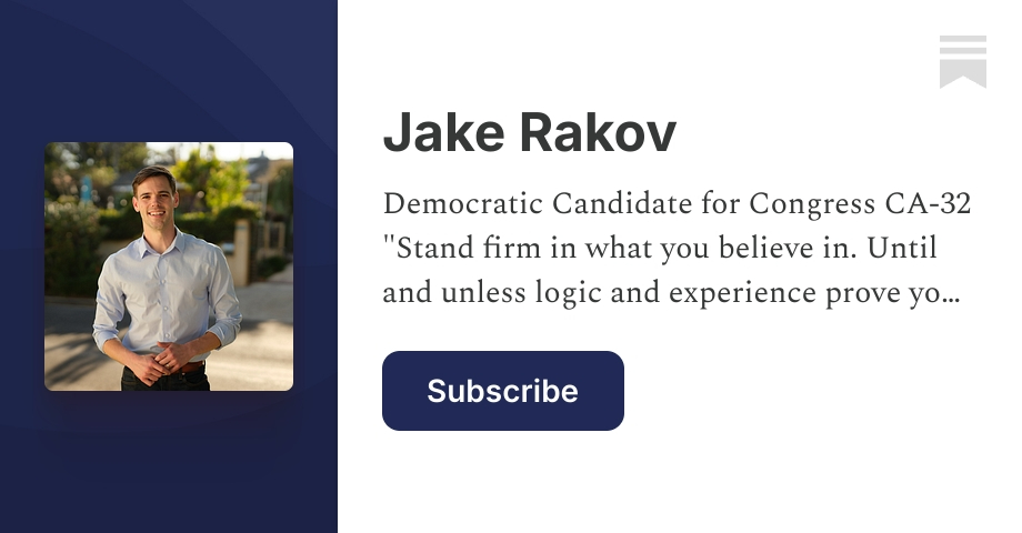 Jake Rakov | Substack