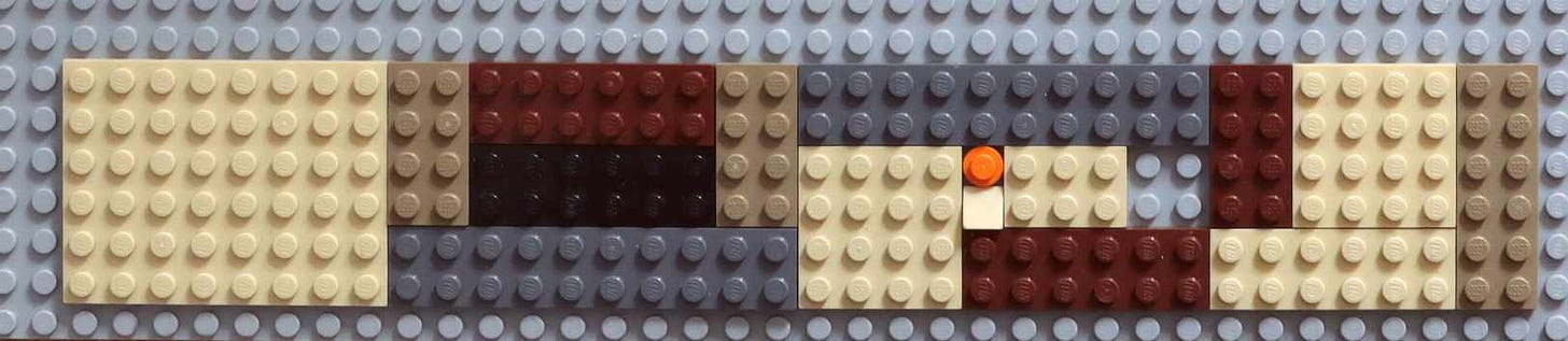 Photo de physicalisation en légos de la concentration moyenne du cuivre dans les mines d’extraction