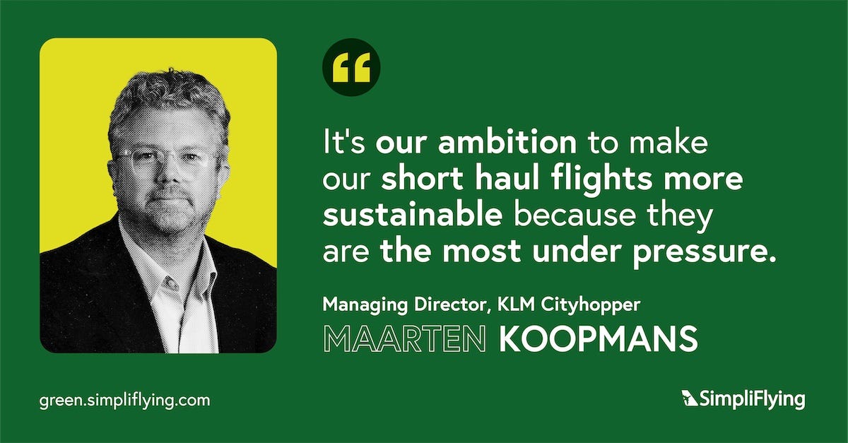 Maarten Koopmans, Managing Director of KLM Cityhopper in conversation with Shashank Nigam.