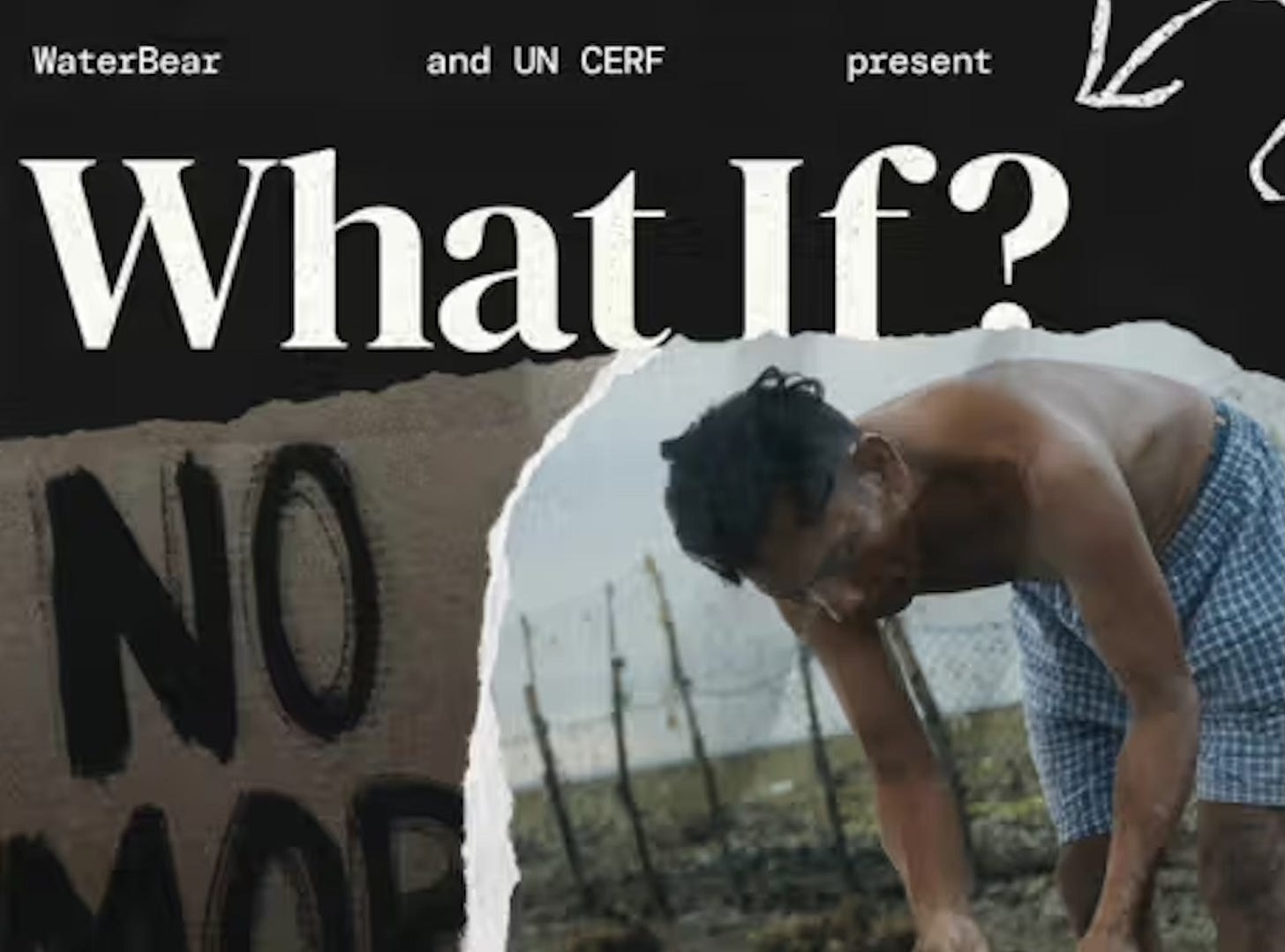 A What If? title still featuring a man bending over water A What If? title still featuring a man bending over water