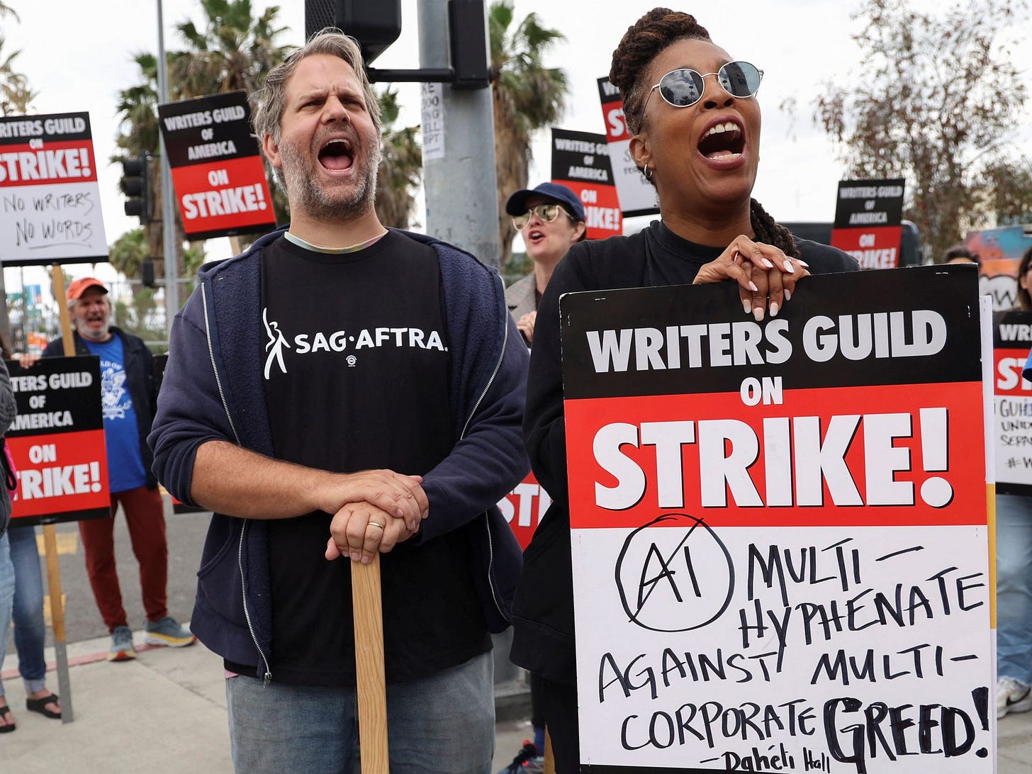 How AI factors into Hollywood writers strike | Workers' Rights News | Al  Jazeera